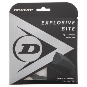 Explosive Bite Black 17G Tennis String Strings Dunlop