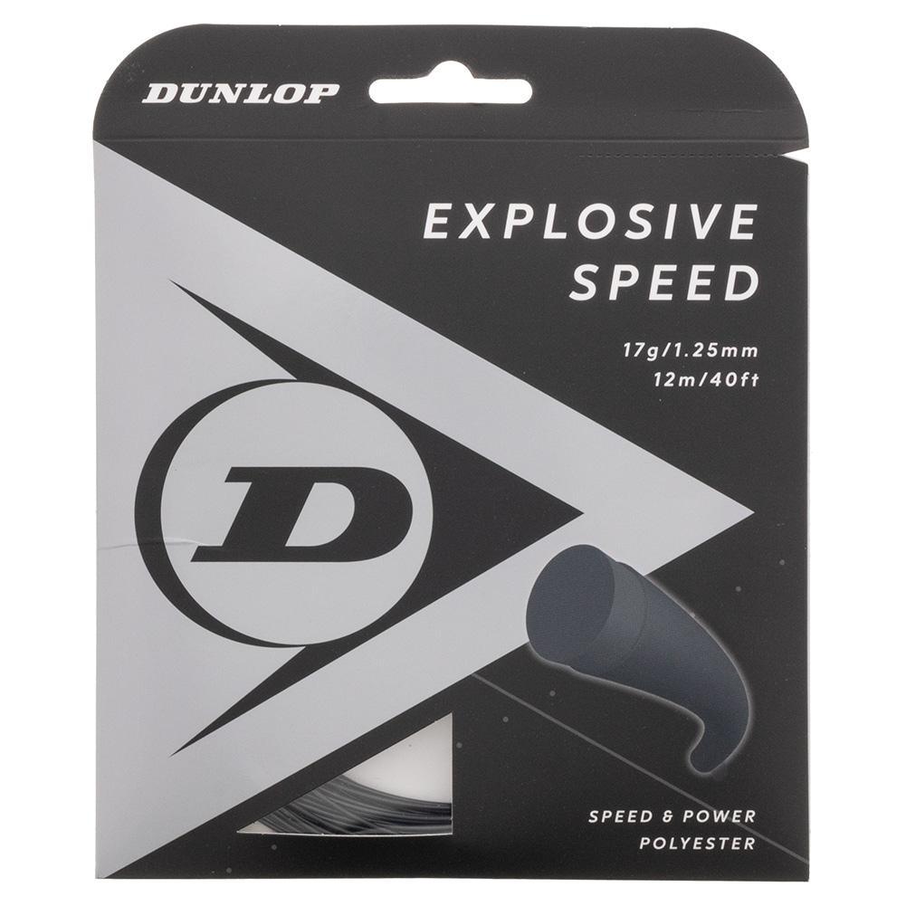 Explosive Speed Black 17G Tennis String Strings Dunlop