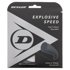 Explosive Speed Black 17G Tennis String Strings Dunlop