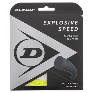 Explosive Speed Yellow 17G Tennis String Strings Dunlop