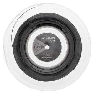 Explosive Bite Black 16G Tennis String Reel Strings Dunlop