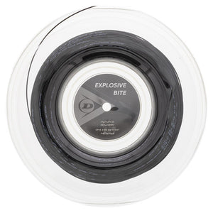 Explosive Bite Black 17G Tennis String Reel Strings Dunlop