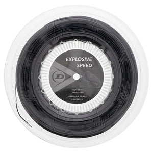 Explosive Speed Black 16G Tennis String Reel Strings Dunlop