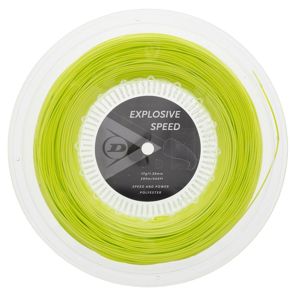 Explosive Speed Yellow 17G Tennis String Reel Strings Dunlop