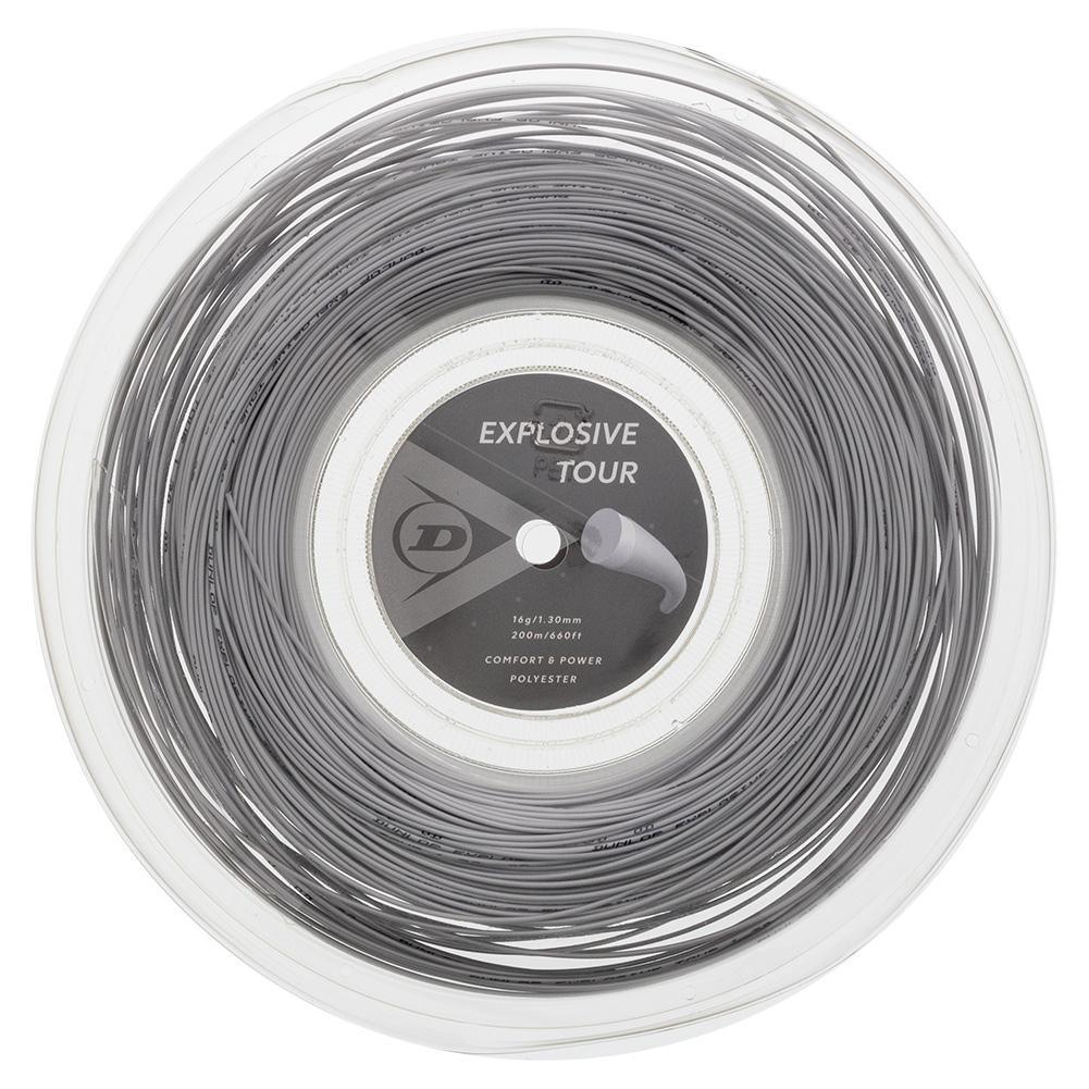 Explosive Tour Silver 17G Tennis String Reel Strings Dunlop