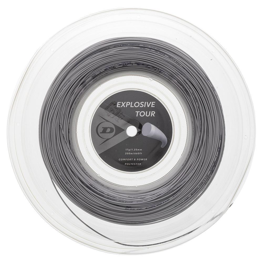 Explosive Tour Silver 16G Tennis String Reel Strings Dunlop