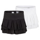 Women's Wavy Pleat Tier Tennis Skort Apparel Lucky In Love