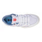Women`s Tura Team Pickleball Shoes White and Faded Denim Footwear K-Swiss