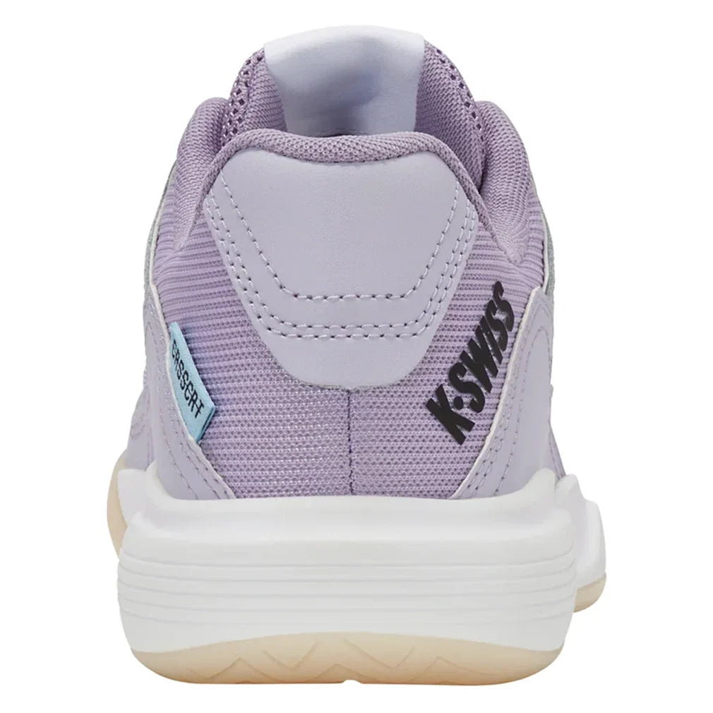 Women`s Tura Team Pickleball Shoes Thistle and Lavender Aura Footwear K-Swiss