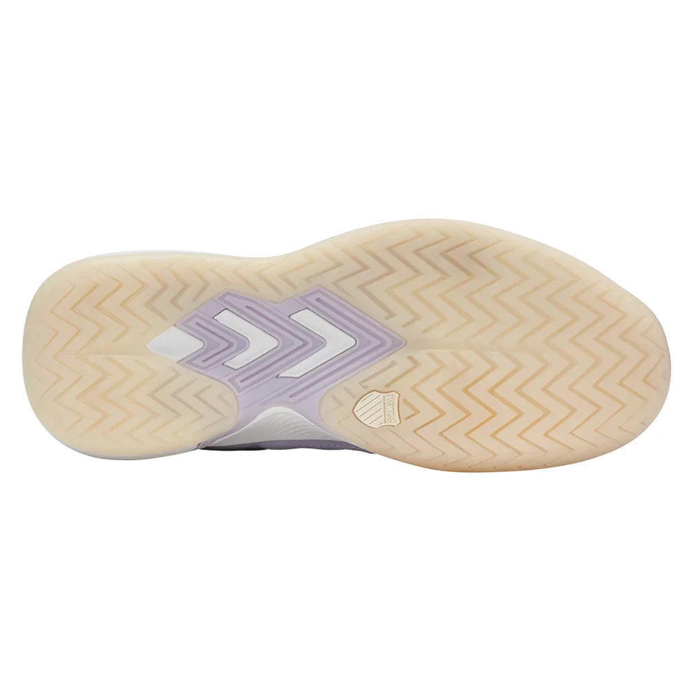 Women`s Tura Team Pickleball Shoes Thistle and Lavender Aura Footwear K-Swiss