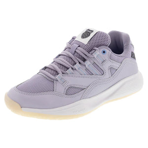 Women`s Tura Team Pickleball Shoes Thistle and Lavender Aura Footwear K-Swiss
