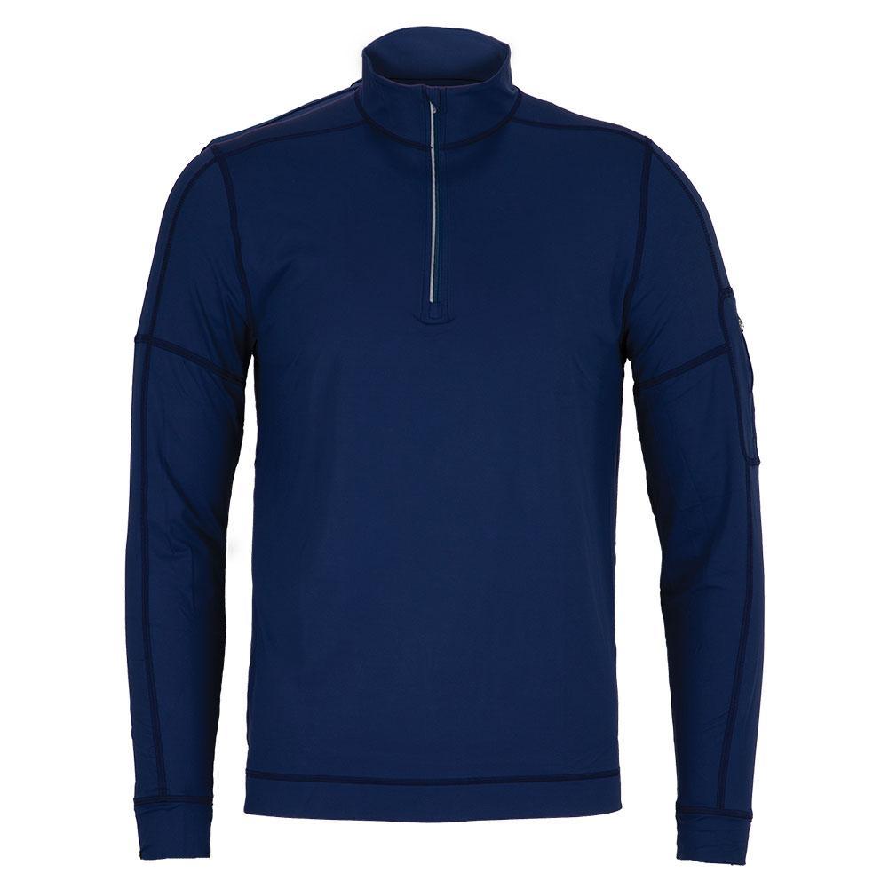 Men`s Mock Zip Tennis Top Apparel BloqUV