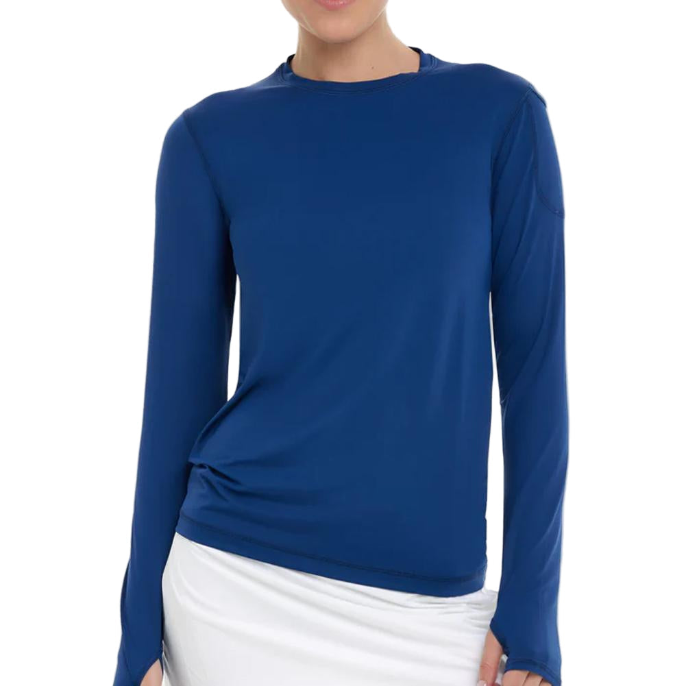 Women`s 24/7 Long Sleeve Tennis Crew Apparel BloqUV