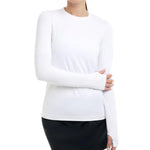 Women`s 24/7 Long Sleeve Tennis Crew Apparel BloqUV
