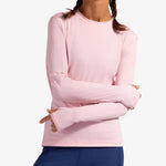 Women`s 24/7 Long Sleeve Tennis Crew Apparel BloqUV