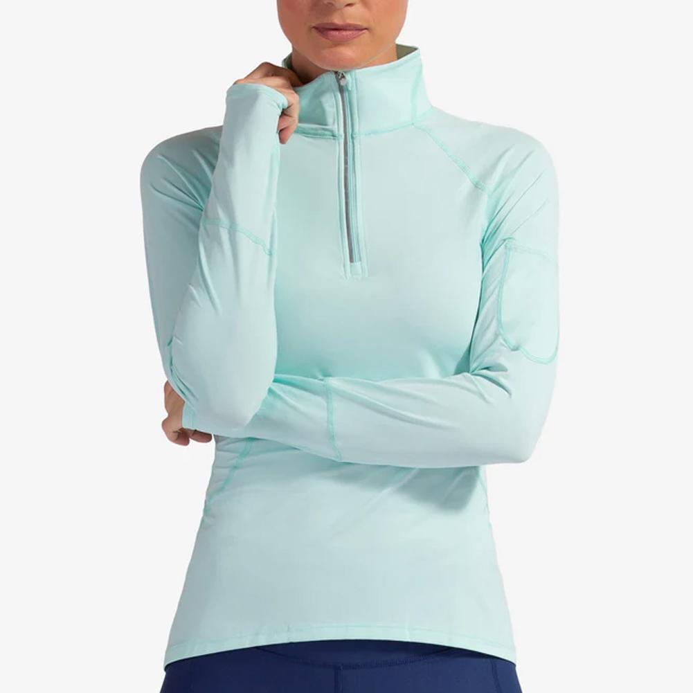 Women's Mock Zip Tennis Top Apparel BloqUV