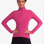 Women's Mock Zip Tennis Top Apparel BloqUV