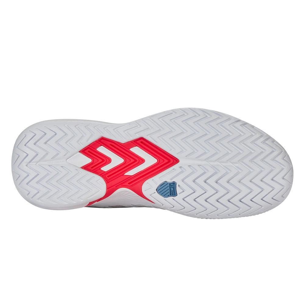 Women`s Ultra Court Pickleball Shoes White and Faded Denim Footwear K-Swiss