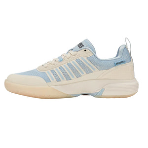 Women`s Ultra Court Pickleball Shoes Jet Stream and Ballad Blue Footwear K-Swiss