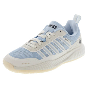 Women`s Ultra Court Pickleball Shoes Jet Stream and Ballad Blue Footwear K-Swiss