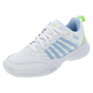 Women`s Court Express 2 Tennis Shoes White and Dutch Canal Footwear K-Swiss