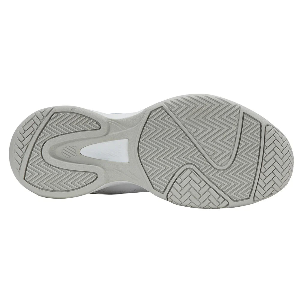 Women`s Court Express 2 Tennis Shoes White and Ballad Blue Footwear K-Swiss