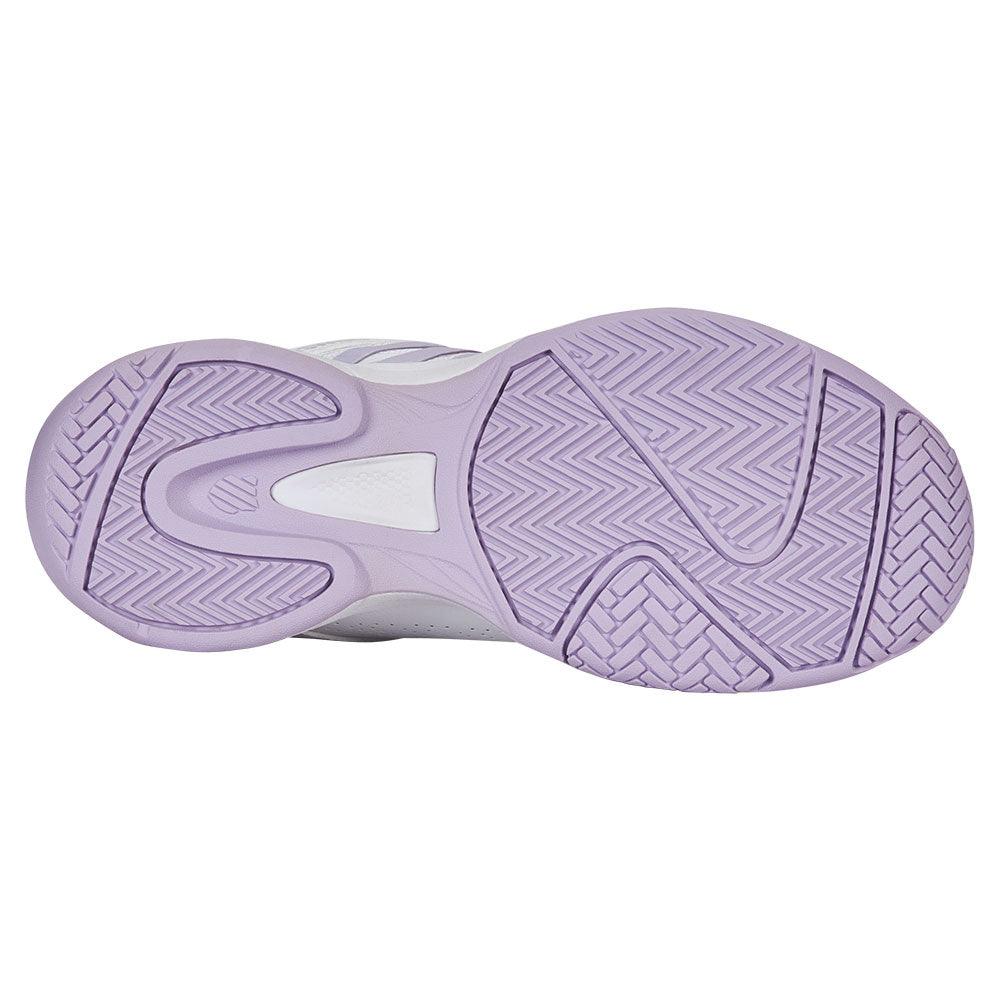 Women`s Court Express 2 Tennis Shoes White and Orchid Petal Footwear K-Swiss