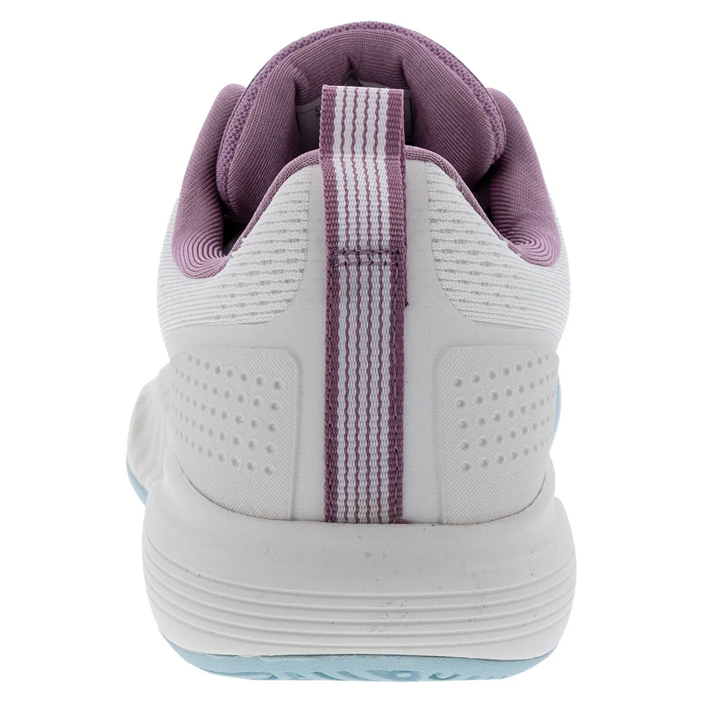 Women`s Ultra Court Padel Shoes White and Lilas Footwear K-Swiss