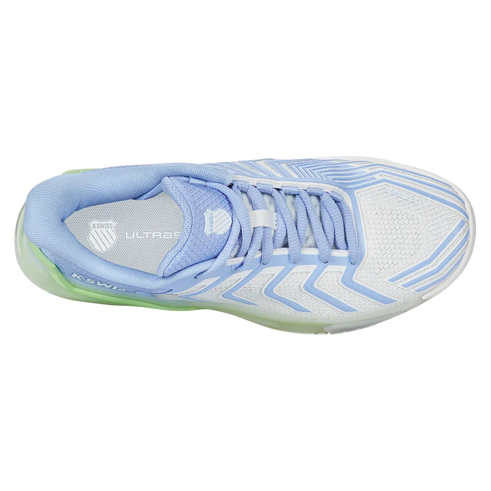 Women`s Ultrashot 4 Tennis Shoes Lucent White and Dutch Canal Footwear K-swiss