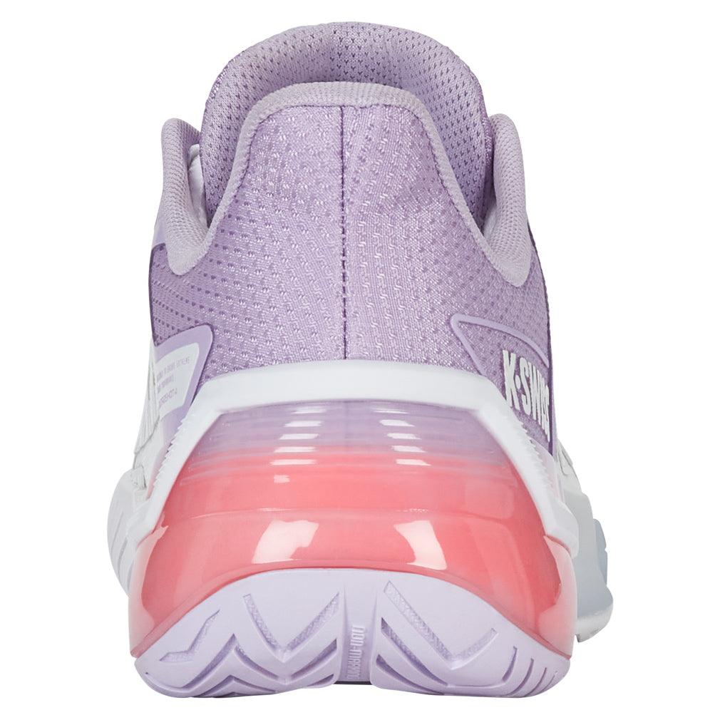 Women`s Ultrashot 4 Tennis Shoes White and Orchid Petal Footwear K-Swiss