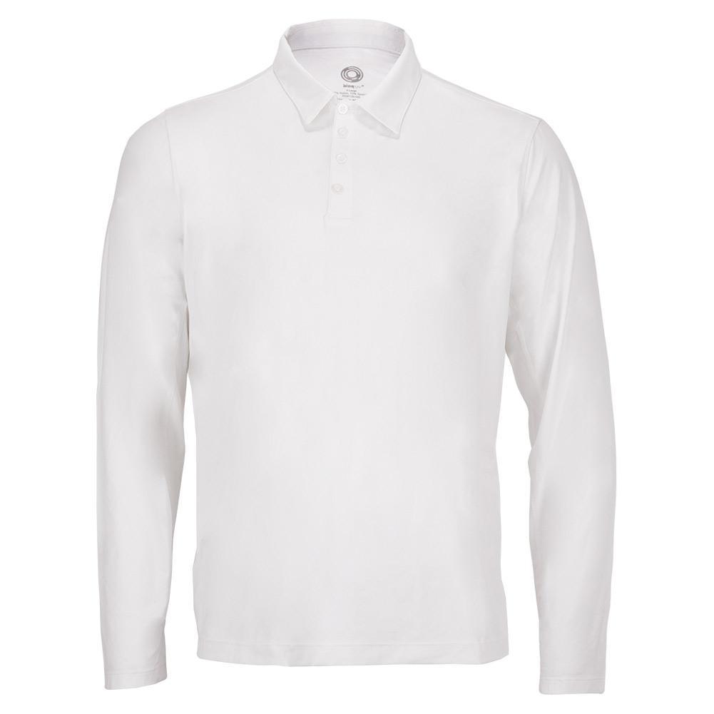 Men`s Long Sleeve Tennis Polo Apparel BloqUV