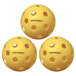 Fuse Indoor Pickleballs Yellow 3-Pack Balls Onix
