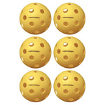 Fuse Indoor Pickleballs Yellow 6-Pack Balls Onix