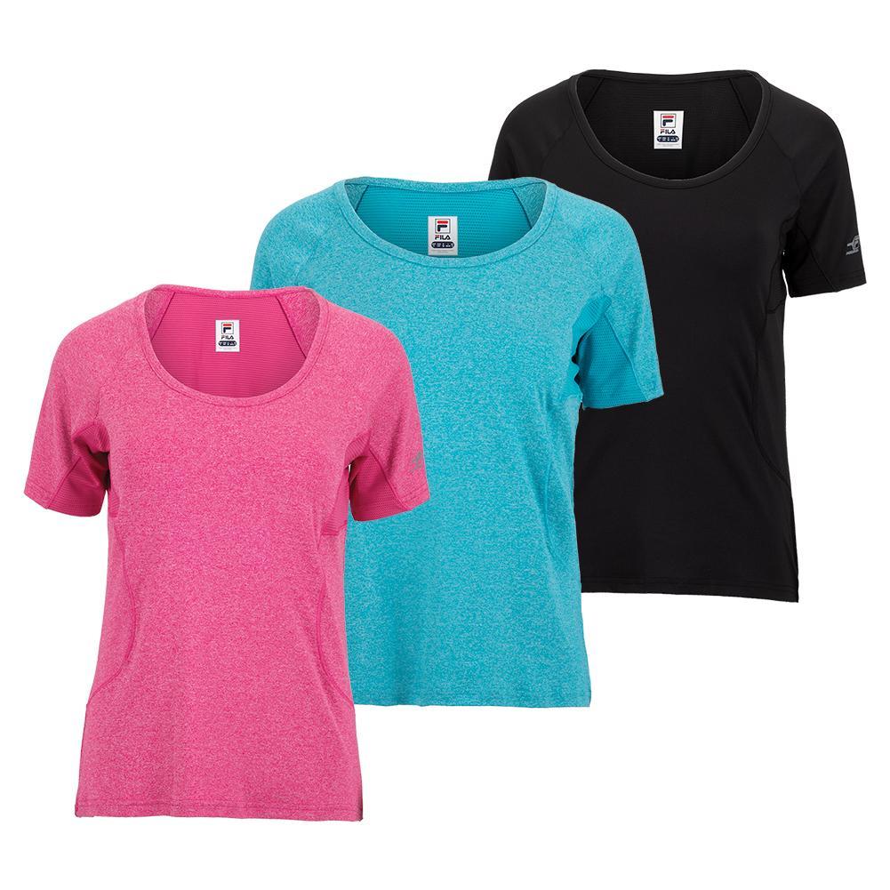 Women's Short Sleeve Pickleball Tee Apparel Fila