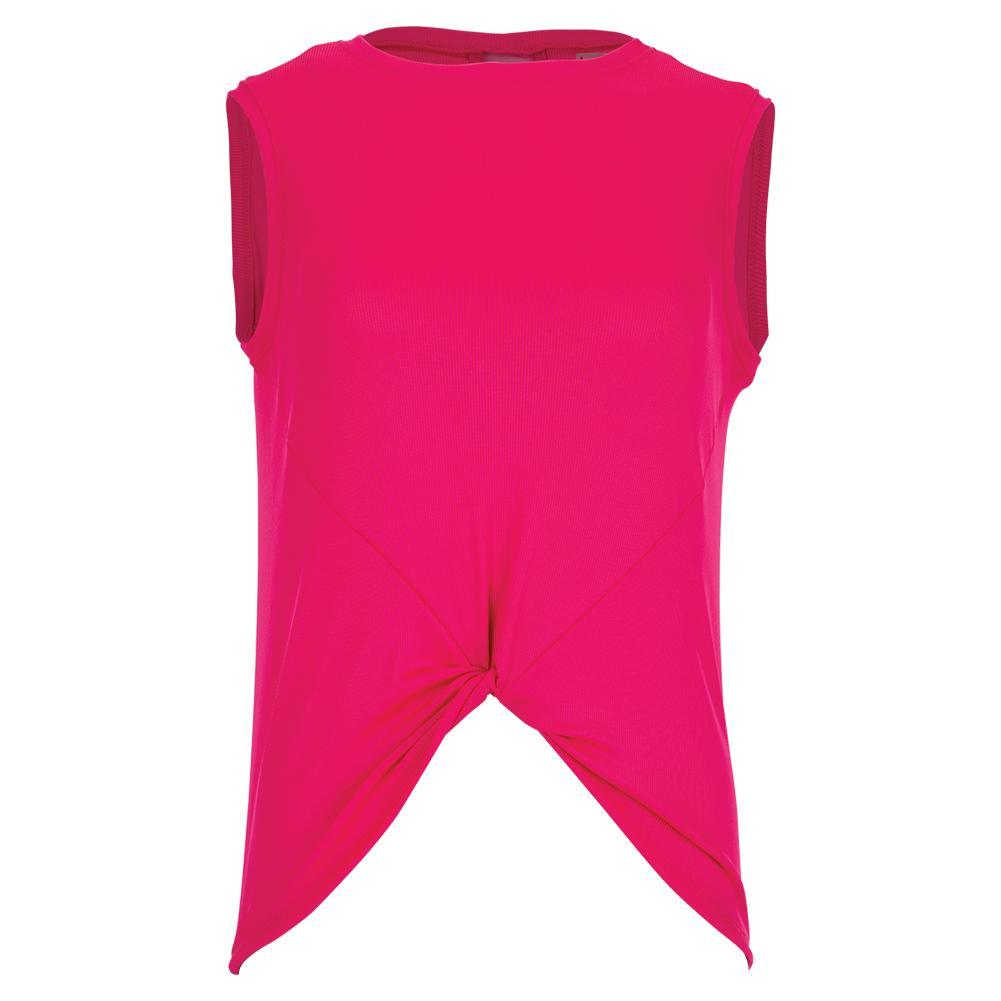 Women's Twist Front Tennis Tank Apparel Lucky In Love