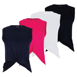 Women's Twist Front Tennis Tank Apparel Lucky In Love