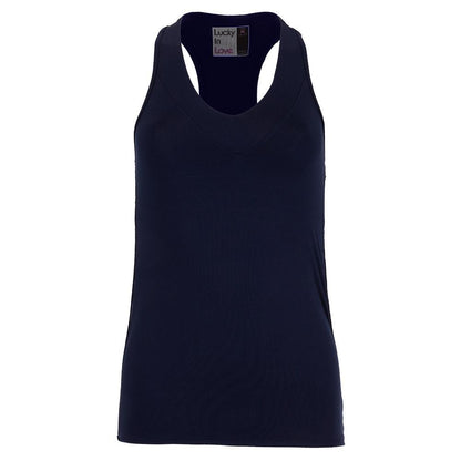 Women`s V-Neck Tennis Tank with Bra Apparel Lucky In Love