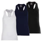Women`s V-Neck Tennis Tank with Bra Apparel Lucky In Love