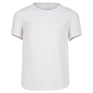 Girls' Dynamic High-Low Short Sleeve Tennis Top Apparel Lucky In Love