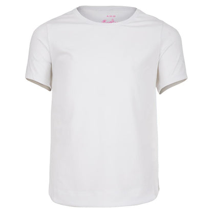Girls' Dynamic High-Low Short Sleeve Tennis Top Apparel Lucky In Love