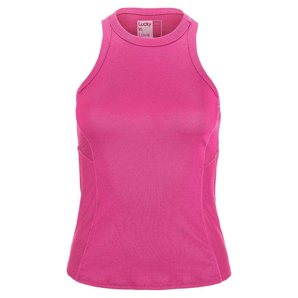 Women's One Love Rib Tennis Tank Apparel Lucky In Love