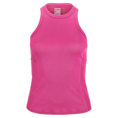 Women's One Love Rib Tennis Tank Apparel Lucky In Love
