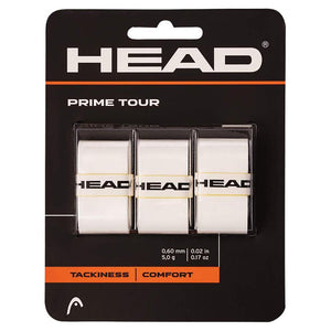Prime Tour Tennis Overgrip 3-Pack White Accessories Head