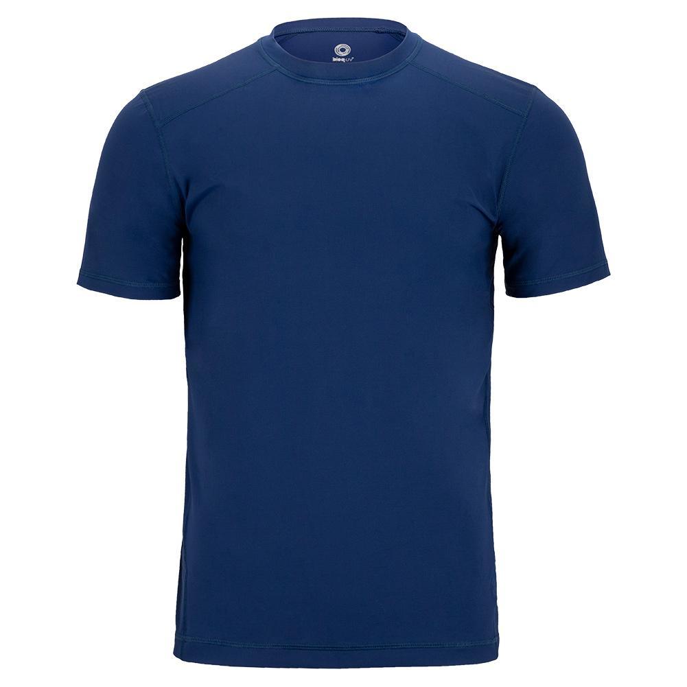 Men's Short Sleeve Tennis Crew Apparel BloqUV