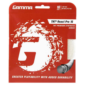 TNT2 React Pro Tennis String Strings Gamma