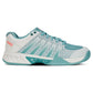 Women's Express Light Pickleball Shoes Blanc de Blanc and Nile Blue Footwear K-Swiss