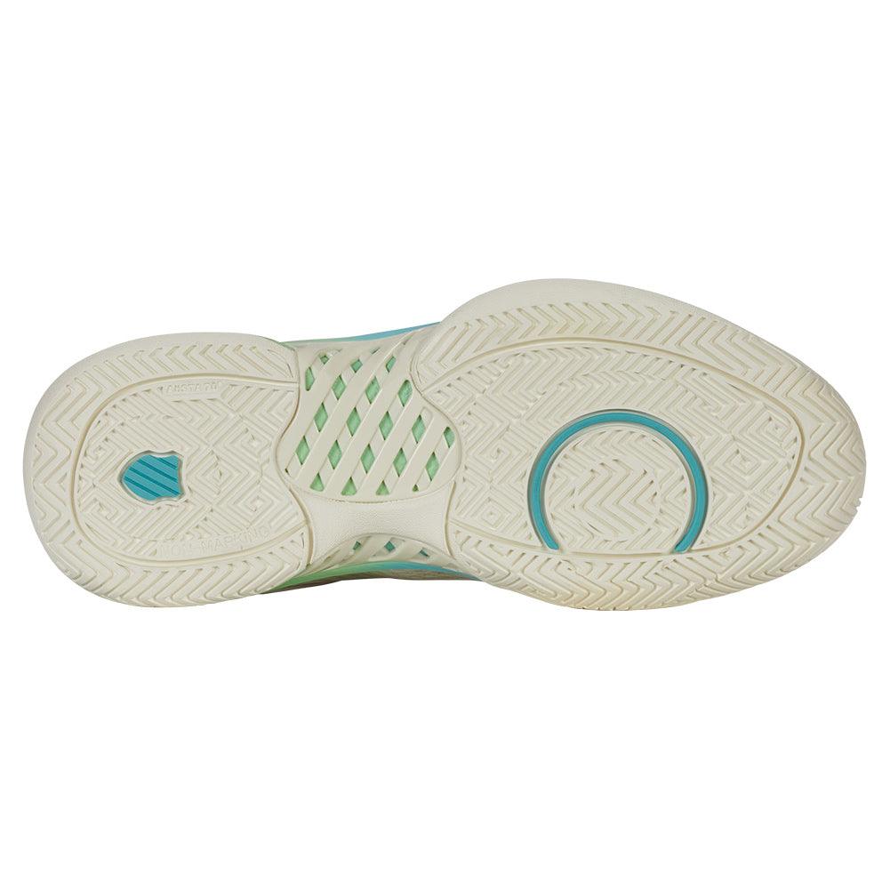 Women`s Express Light Pickleball Shoes Egret and Patina Green Footwear K-Swiss