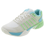 Women`s Express Light Pickleball Shoes Egret and Patina Green Footwear K-Swiss