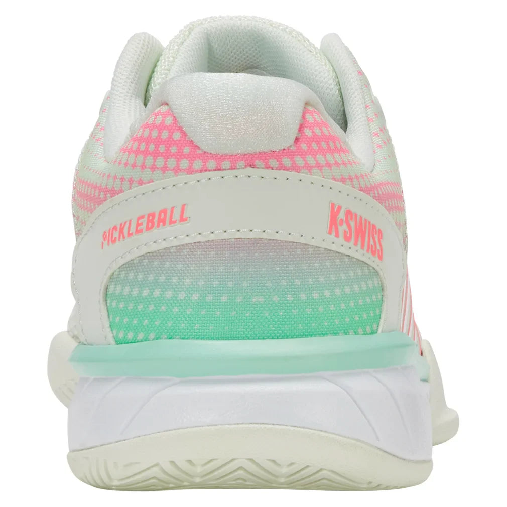 Women`s Express Light Pickleball Shoes Ice and Honeydew Footwear K-Swiss