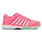 Women`s Express Light Pickleball Shoes Neon Pastel Pink and White Footwear K-Swiss